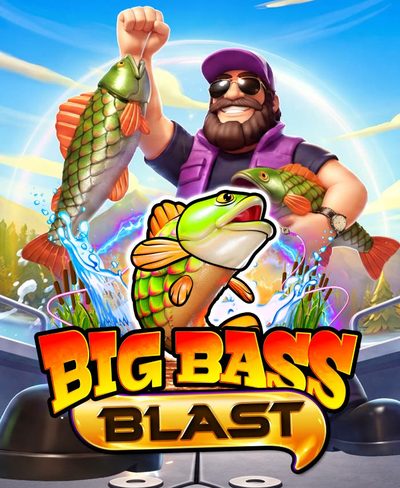 Portada de Big Bass Blast, tragamonedas del casino de Bethard